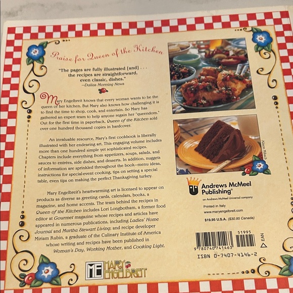 Mary Engelbreit Cookbook with Red and Yellow Design - Picture 6 of 6